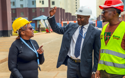 SOUTH AFRICAN DELEGATION VISITS MUKURU SOCIAL HOUSING PROJECT ON THE SIDELINES OF OEWG-H2