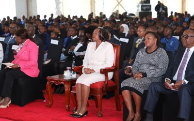 AMB. NAKHUMICHA WAFULA ACCOMPANIES HER EXCELLENCY, RACHEL RUTO, EGH ON HER OFFICIAL VISIT TO FARASI LANE PRIMARY SCHOOL